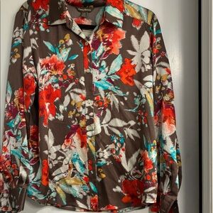 Tommy Bahama Multicolor Silk Floral Shirt